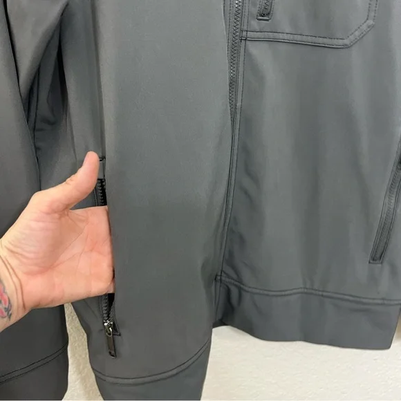 Patagonia Men’s Sidesend Jacket Soft Shell Outerwear Gray Size L - Picture 9 of 16